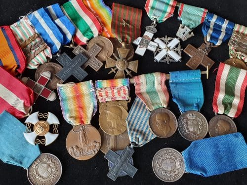 collezione di medaglie militari italiane