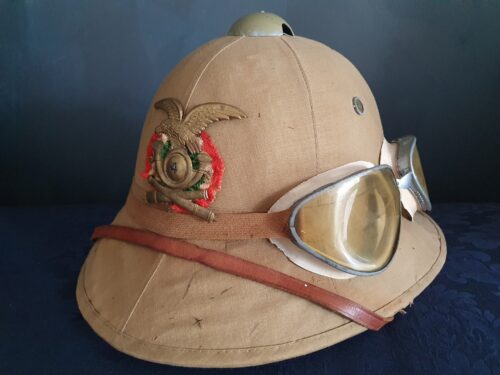 Casco coloniale Alpini guerra Africa